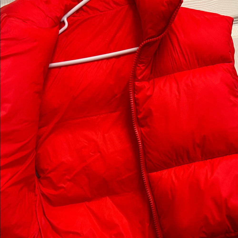 Red puffer jacket - Picture 2 of 4